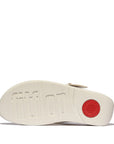FitFlop LULU Resin-Buckle Leather Toe-Post Sandals