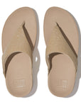 FitFlop FitFlop LULU Shimmerlux Toe-Post Sandals Microwobbleboard