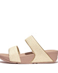 FitFlop LULU Shimmerweave Stone Beige 4