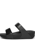 FitFlop FitFlop LULU Crystal Slide Sandals Microwobbleboard All Black UK4