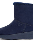 Double-Faced Shearling Ankle Boots ORIGINAL MUKLUK SHORTY Microwobbleboard Midnight Navy 3