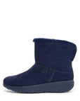 FitFlop Original Mukluk Shorty Double-Faced Shearling Ankle Boots Microwobbleboard Midnight Navy 3