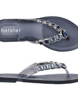 Holster Fashion South Africa Holster Miranda Sandal Clear Midnight Blue UK3