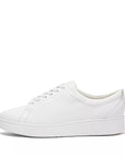 FitFlop Rally Leather Trainers Anatomicush Urban White 3