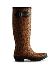 Hunter Hunter Original Tall Boot Leopard Print Tan 3