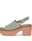 FitFlop FitFlop Pilar Leather Mules Sandal Blue Surf 3