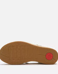 PLATFFORMS Leather Espadrille Wedge Sandals