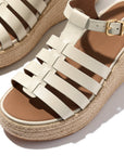 FitFlop PLATFFORMS Espadrille Leather Fisherman Wedge Sandals