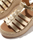Trenton PLATFFORMS Espadrille Leather Fisherman Wedge Sandals