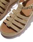 FitFlop FitFlop PLATFFORMS Espadrille Suede Fisherman Wedge Sandals Sandal
