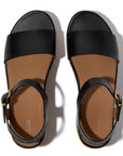 Trenton PLATFFORMS Leather/Cork Heeled Ankle-Strap Sandals Sandal