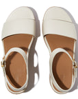 Trenton PLATFFORMS Leather/Cork Heeled Ankle-Strap Sandals Sandal