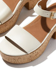 FitFlop FitFlop PLATFFORMS Leather/Cork Heeled Ankle-Strap Sandals Sandal