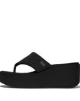 FitFlop PLATFFORMS Wedge Toe-Post Sandals Sandal All Black 4