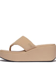 FitFlop PLATFFORMS Wedge Toe-Post Sandals Sandal Classic Beige 4