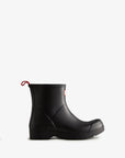 Hunter Men's play short wellington boots Boot Black 6