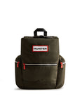 Hunter Hunter Nylon Large Topclip Backpack Bag Dark Olive One Size