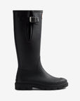 Hunter Women's Downpour Field Adjustable Tall Wellington Boot Boot Black 3