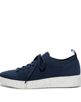 FitFlop Rally EO1 Knit Trainers Anatomicush Midnight Navy 3
