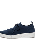FitFlop FitFlop RALLY EO1 Knit Trainers Anatomicush Midnight Navy UK3