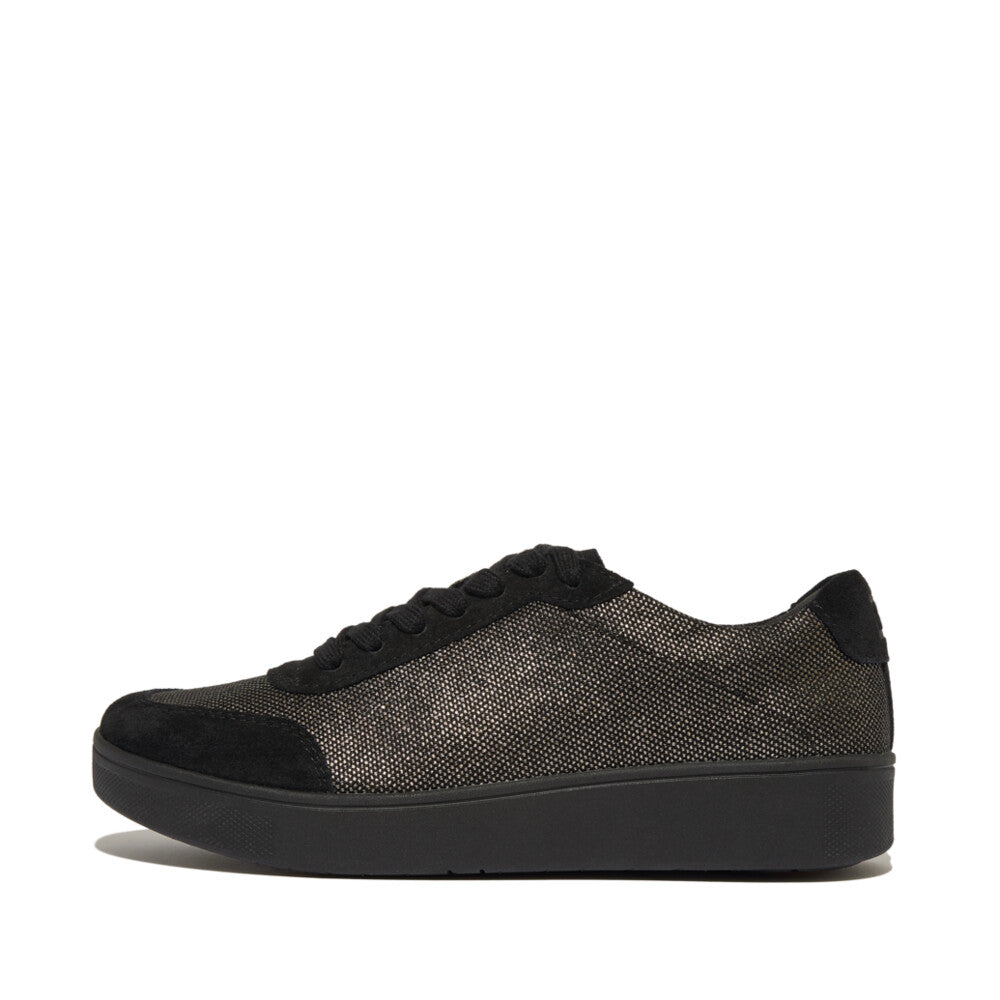 Glitz Canvas Trainers RALLY Anatomicush Black 4