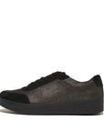 Glitz Canvas Trainers RALLY Anatomicush Black 4
