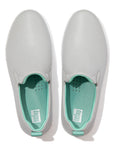 FitFlop Rally Speckle-Sole Leather Slip-On Trainers Anatomicush
