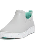 FitFlop Rally Speckle-Sole Leather Slip-On Trainers Anatomicush