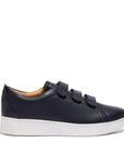 FitFlop FitFlop RALLY Strap Leather Trainers Anatomicush Midnight Navy UK 4