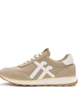 FitFlop FitFlop RETRO-Q FF Fabric/Suede Trainers SNEAKER UK3 Cappuccino/Cream