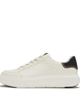 FitFlop FitFlop RTG Blanket-Stitch Leather Trainers UK3 Cream/Black