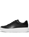 FitFlop RTG Sequin Back Tab Leather Sneaker Sneaker Black 4