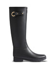 Hunter Hunter Refined Tall Eyelet Buckle Boot Black 3