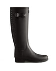 Hunter Hunter Refined Tall Studded Back Boot Boot Black 3