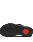 FitFlop FitFlop SHUV Adjustable Two-Bar Leather Slides Microwobbleboard