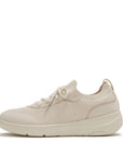 Trenton FitFlop SUPER-Q Crystal-Trim Knit Slip-On Laced Sneakers iQushion Paris Beige UK3