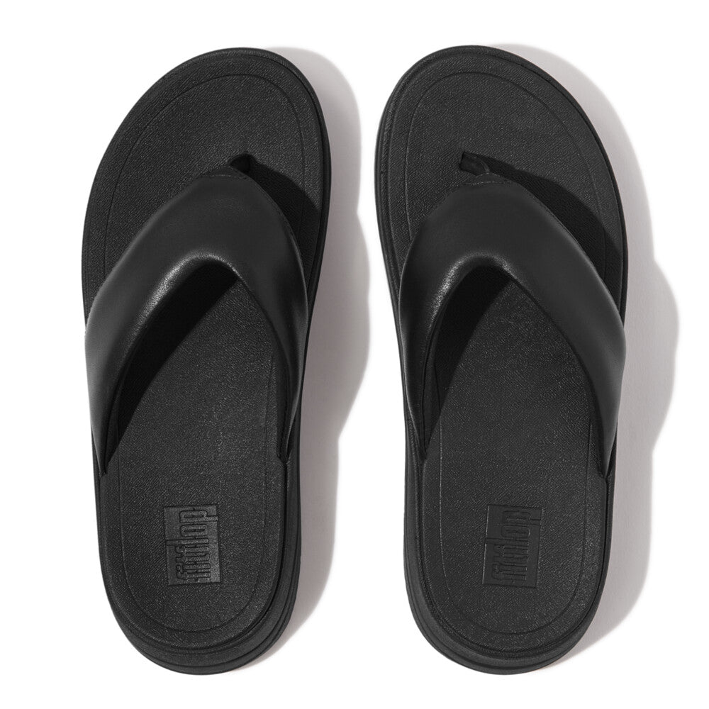 Padded-Leather Toe-Post Sandals SURFF Microwobbleboard