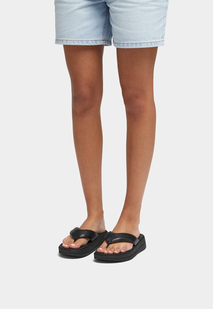 Padded-Leather Toe-Post Sandals SURFF Microwobbleboard
