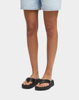 Padded-Leather Toe-Post Sandals SURFF Microwobbleboard