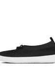 FitFlop FitFlop ÜBERKNIT Ballet Pumps With Bow Anatomicush Black UK4