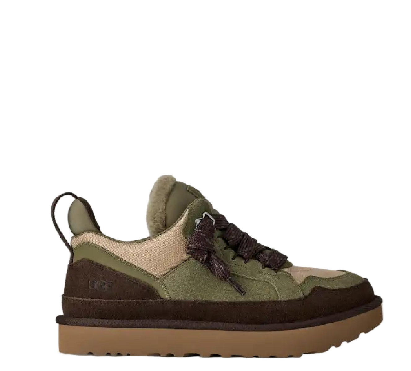 UGG Womens Lowmel Sneaker Burnt olive / Mustard seed 6