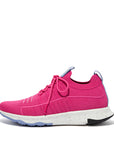 FitFlop Vitamin EO1 Knit Sneaker Neodynamic Fuchsia Rose 7
