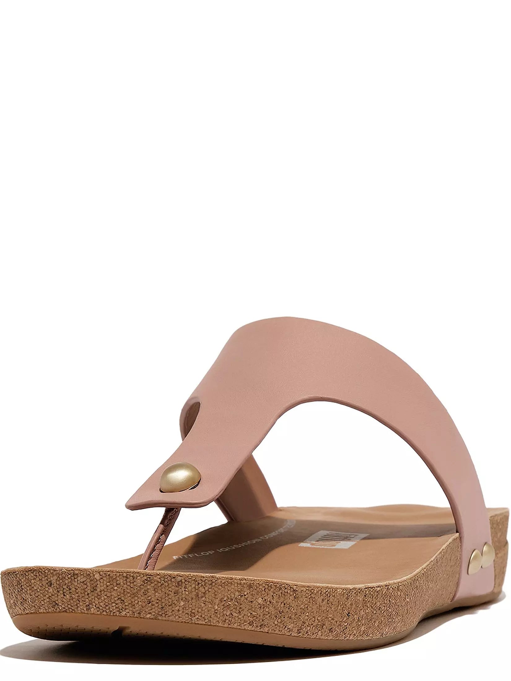 FitFlop FitFlop IQushion Leather Toe-Post Sandals Sandal