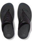 FitFlop Walkstar Leather Toe-Post Sandals Microwobbleboard