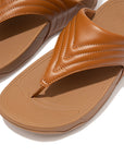 FitFlop Walkstar Leather Toe-Post Sandals Microwobbleboard