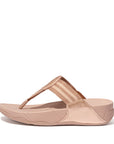 FitFlop Walkstar Webbing Toe-Post Sandals Microwobbleboard Rose Gold 3