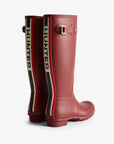 Hunter Women's Tri-Colour Logo Backstrap Tall Wellington Boots Boot