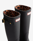 Hunter Women's Leopard Print Backstrap Tall Wellington Boots Boot