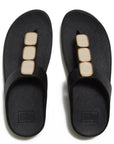 FitFlop LULU Glossy Button Toe-Post Sandals