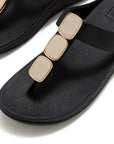 FitFlop LULU Glossy Button Toe-Post Sandals